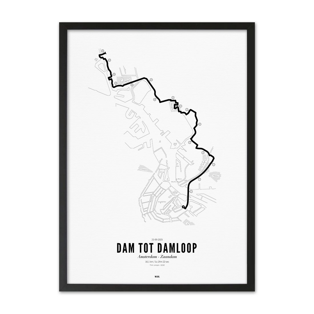 Affiches de Dam tot Damloop 2025 | WIJCK.